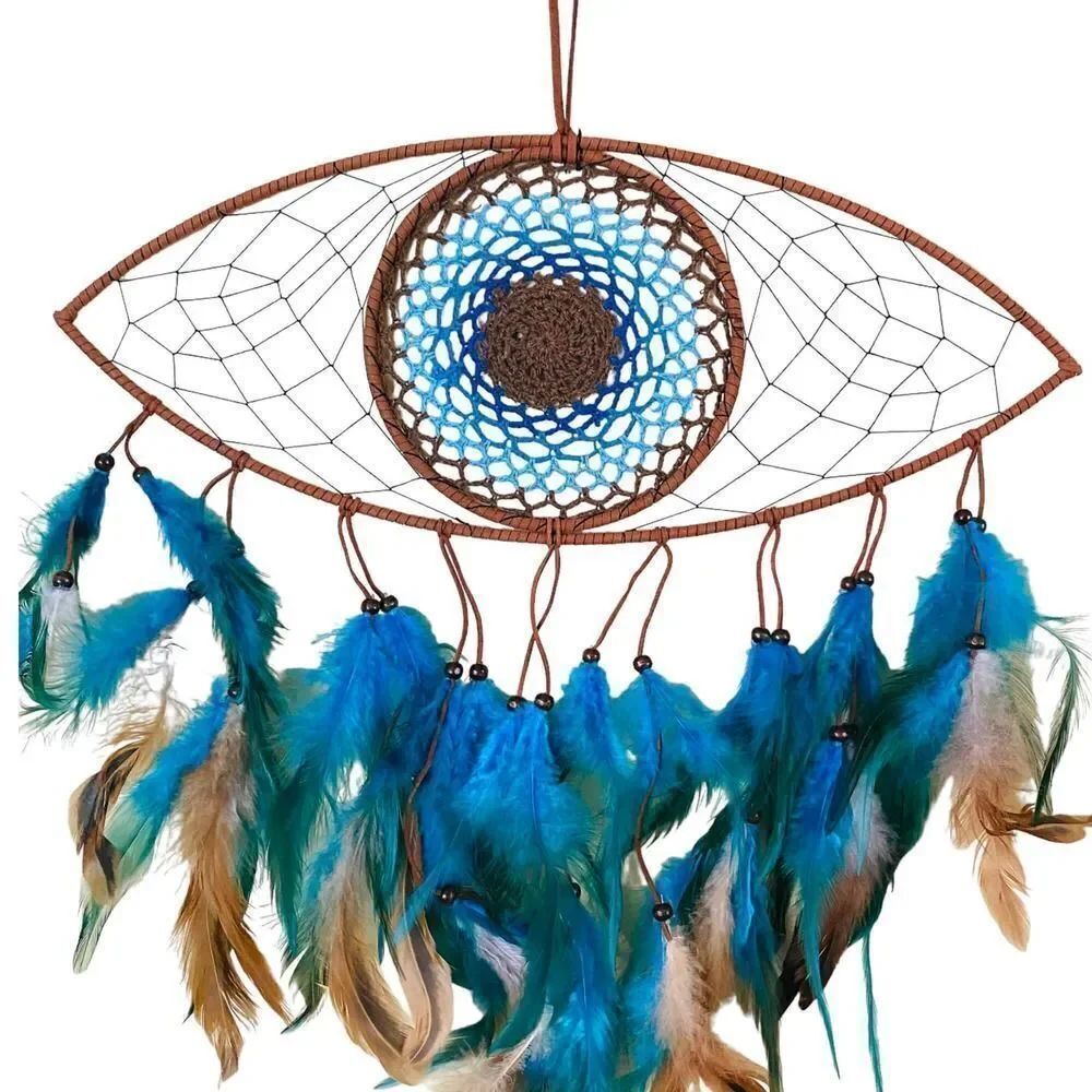 Evil Eye Feather Dream Catcher